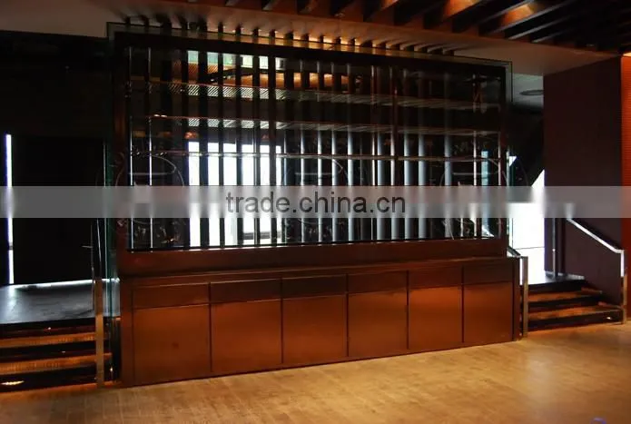 Customized 1000-2000 bottles Wine Bottle Cellar Display Showcase Fridge