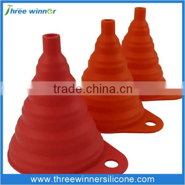 Foldable Silicone Funnel for Kitchen
