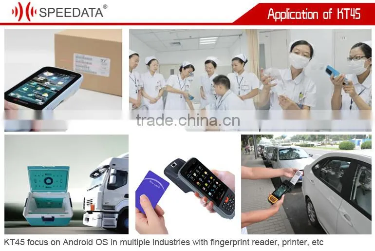 4G LTE Android 5.1 RFID Card Reader with Long Range 2M Lf Hf UHF RFID Card Reader with 125Khz 13.56Mhz 900Mhz Modules