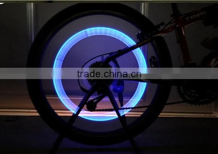new Fashion Bieycle Wheel Safety LED Light for Tire Valve Caps