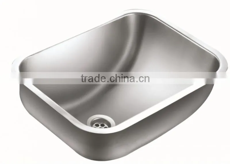 Yacht,Boat,Train and Public Mobile Toilet Used Stainless Steel 304 Rectangular Hand Wash Basin Kitchen Sink GR-Y539C