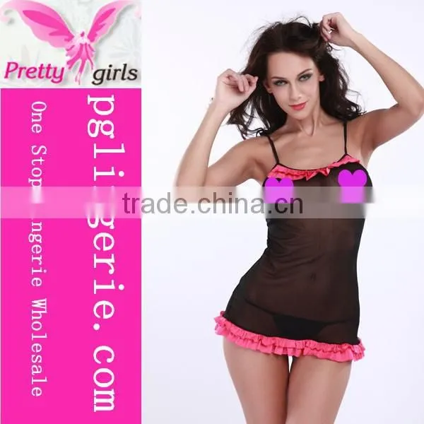 sheer white sexy baby doll dresses for women