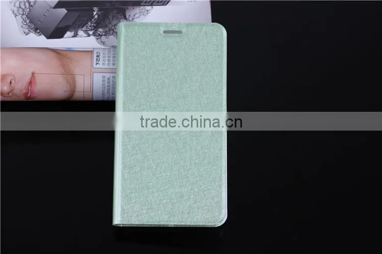 Ice Silk Pattern Wholesale Ultra Leather Flip Case for Coolpad Note , Mobile Phone Case for Coolpad8670 with Card Slot and Stand