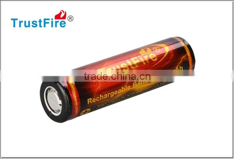 Alibaba express wholesale TrustFire li-ion battery rechargeable 3.7v 18650 3000mah for led torch