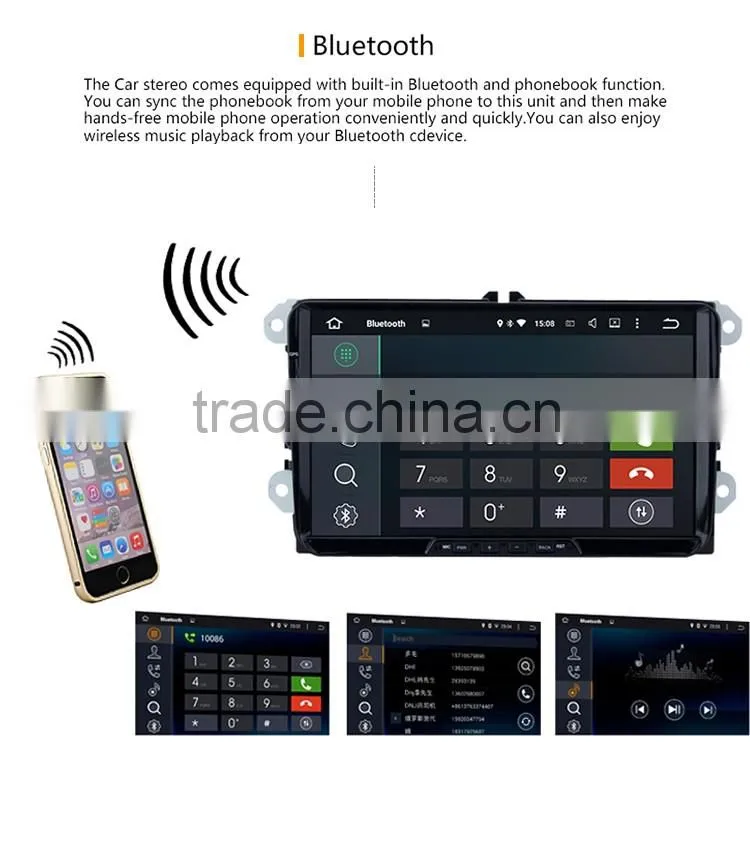 Car dvd player GPS for volkswagen sharan