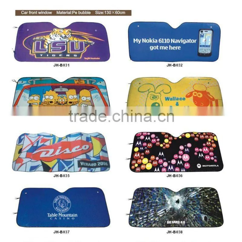 PE foam car sun shade