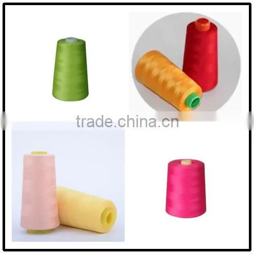 the best price for polyester color yarn , 100% polyester yarn sewin thread , ring spun yarn