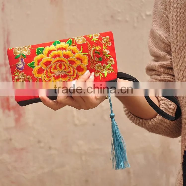 New Chinese Characteristics Bag Ethnic Style Coin Purse Vintage Embroidered Bag Traditional Embroidery Wallet