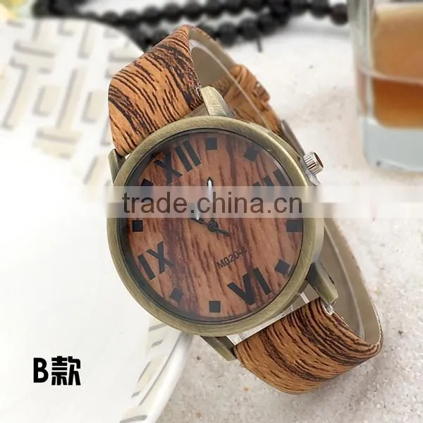 Good Quality Personality Wood Design Watch Custom