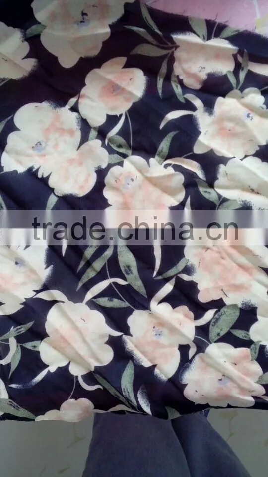 New stock Printed Hot sell chiffon printed fabric