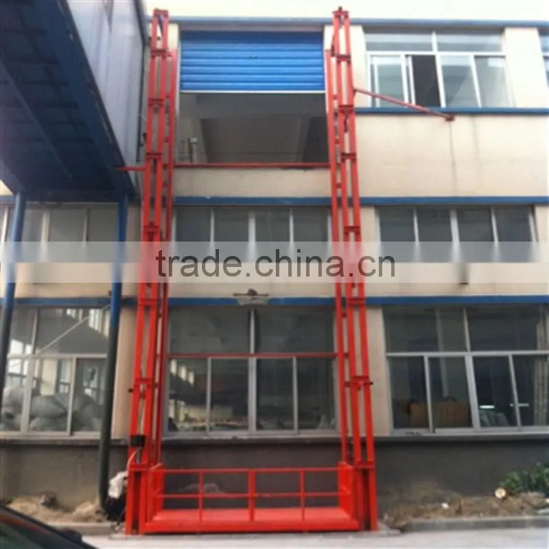 CE warehouse platform ladder ,guide hydraulic lifting