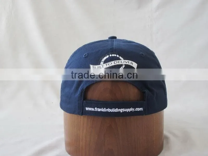 men's cotton twil washed cap for golf