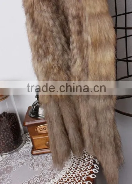 wholesale knitted real rabbit fur scarf for girls
