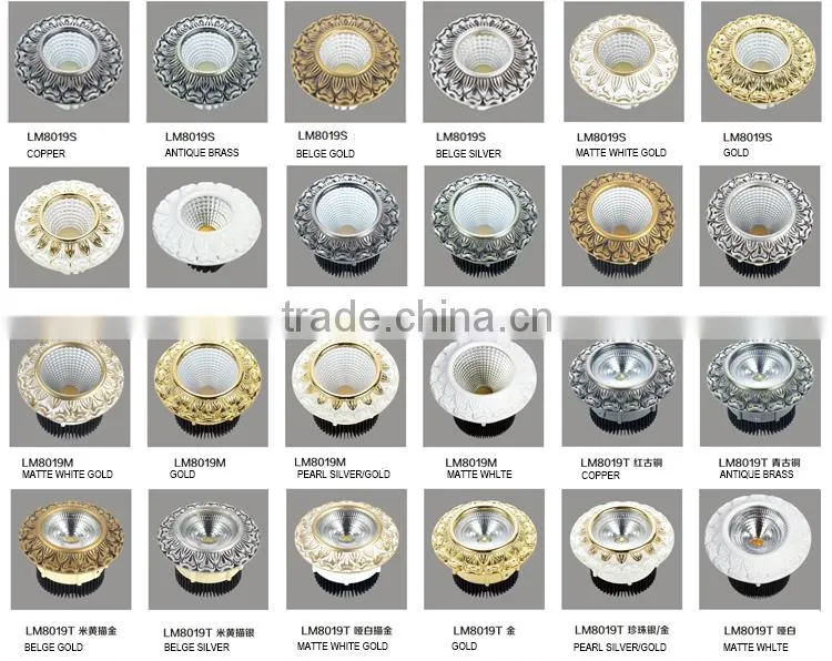 ac85-265v 10w ceiling lamp