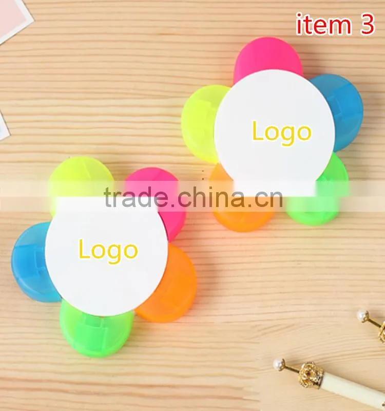 Special design school gadgets cartoon creative innovative multi color pen
