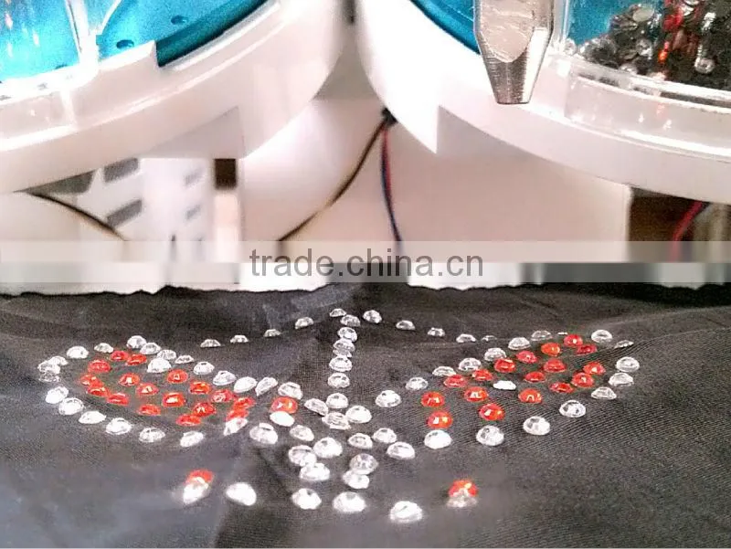 Semi-auto ultrasonic hot fix rhinestone for sale