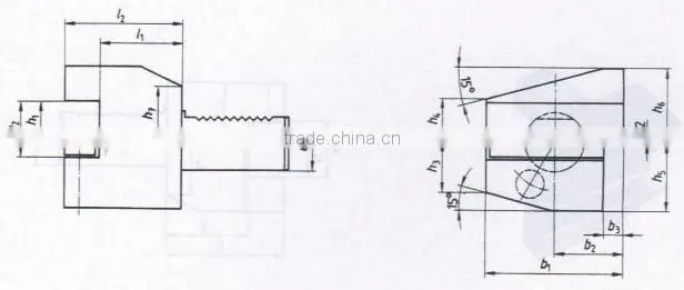 DIN69880 NC tool holder with B type