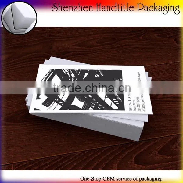 elegant gold edge business card hot stamping