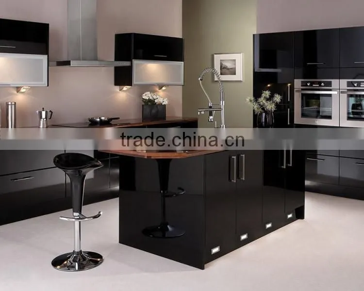 Commercial department kitchen design hpl kitchen cabinet