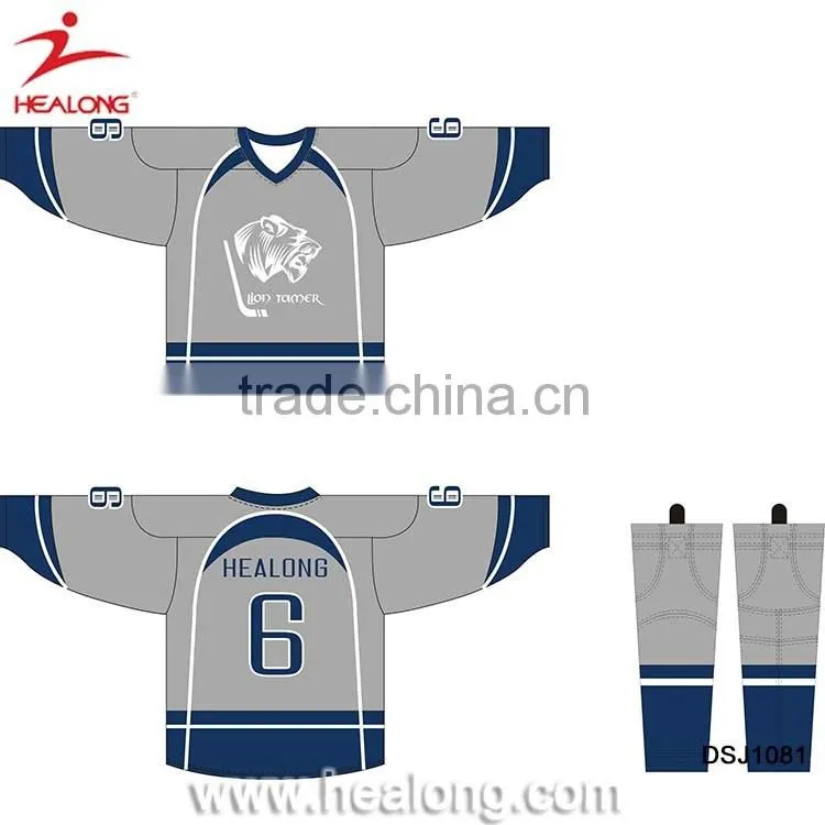 Hight Qulity Cheap Hot Sale Reversible Sublimation Ice Hockey Wear Shirts Jerseys China