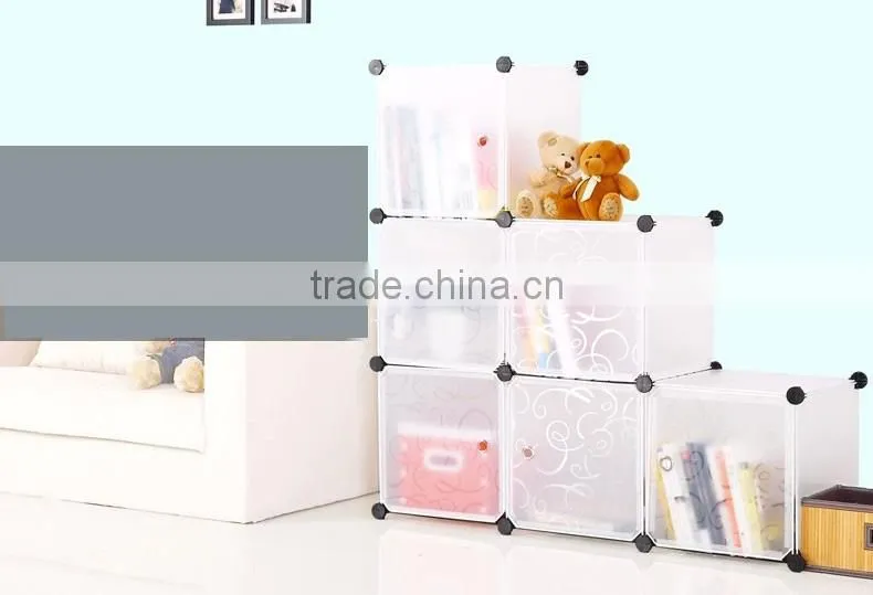 6 cubes PVC plastic green color 4mm thickness wire Bookcase(FH-AL0024-6)