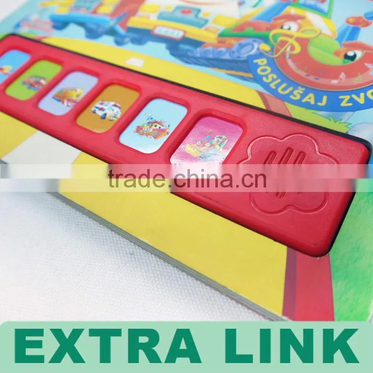 Button Recordable Sound Book For Kids Pre-School Education