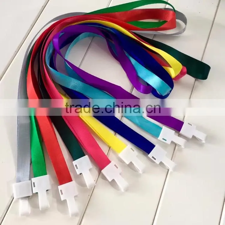 Promotional polyester lanyard strap