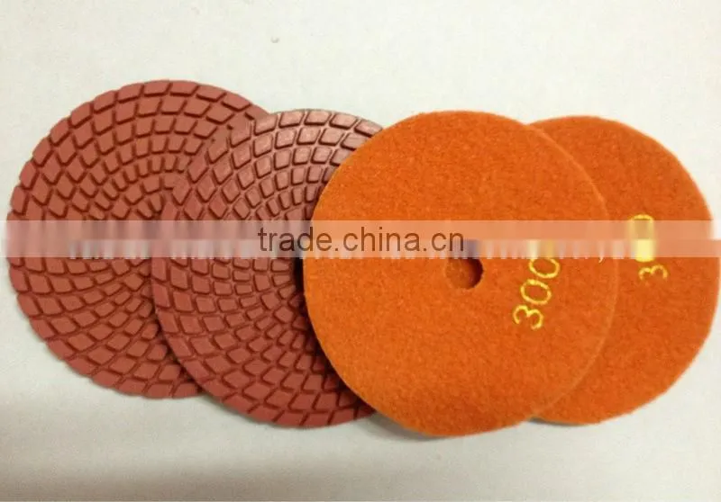 fast gloss and long life wet diamond polishing pads