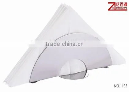 semi-circle stainless steel table napkin holder