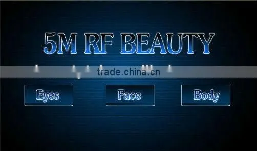 Multipolar Mini RF radio frequency system for wrinkle removal and skin tightening