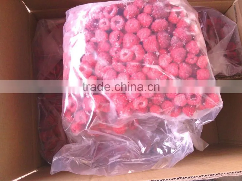 IQF frozen raspberry