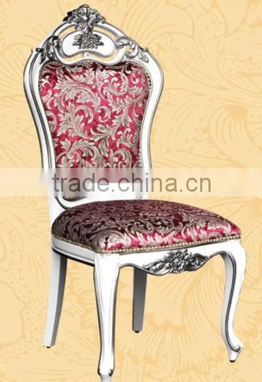 shinny red fabric hair with resin frame for hotel