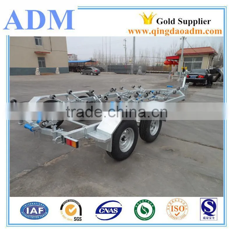 high quality galvanized boat trailer
