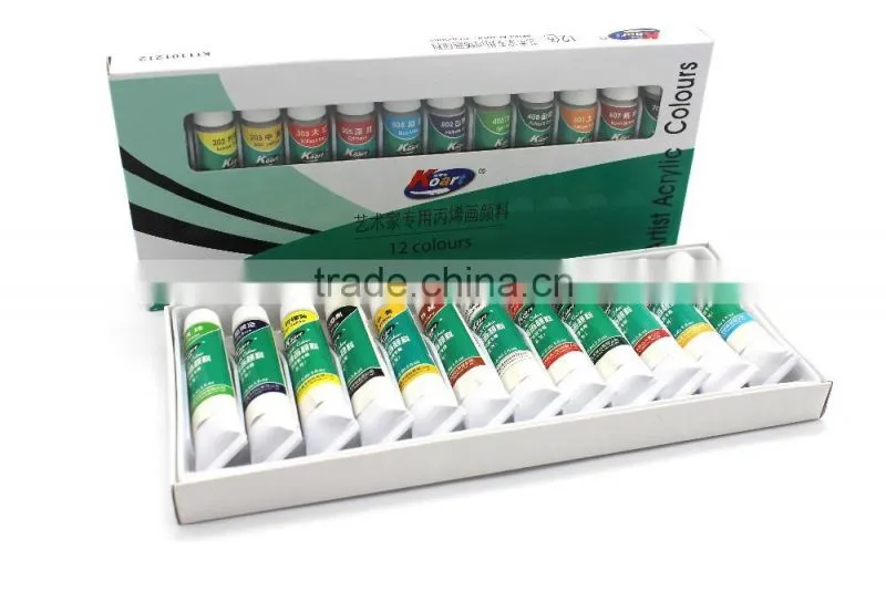 12ml profession acrylic paint for artists
