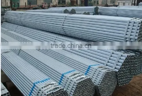 Q195/Q235/Q345 erw welded pre galvanized round structure steel pipe/tube oil and gas pipe