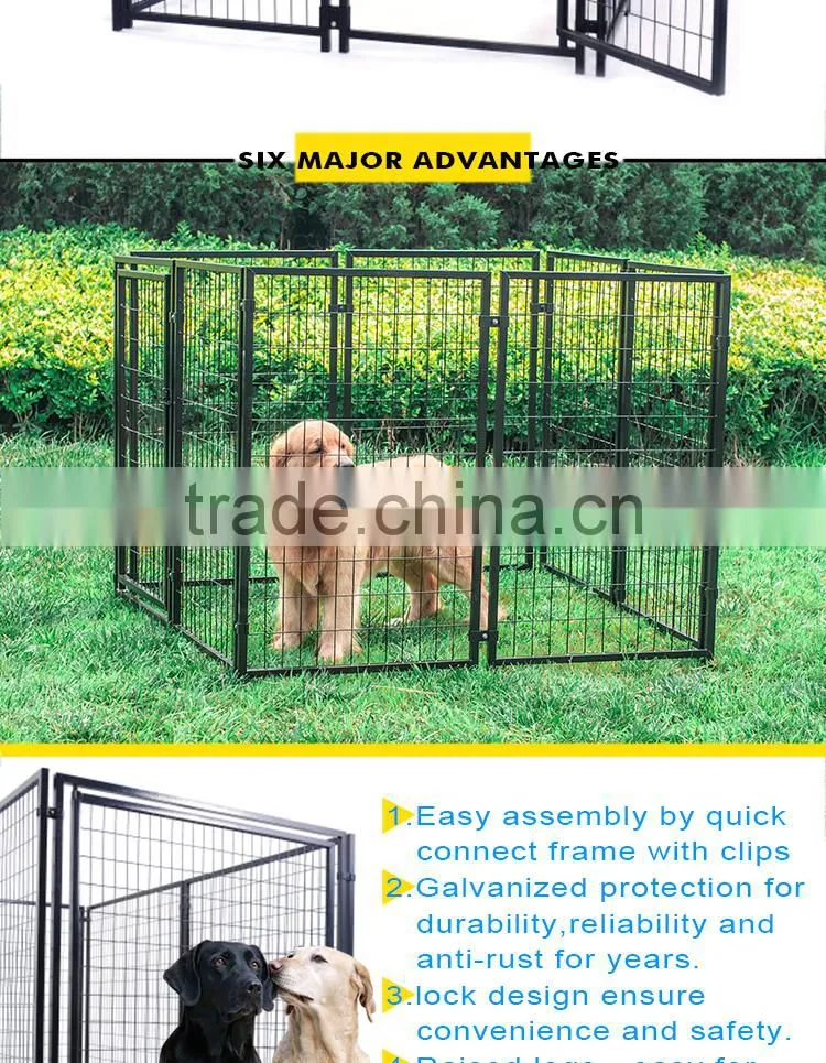Manufacturer wholesale welded tube Do It Yourself Dog Kennel Pet dog Resort Kennel
