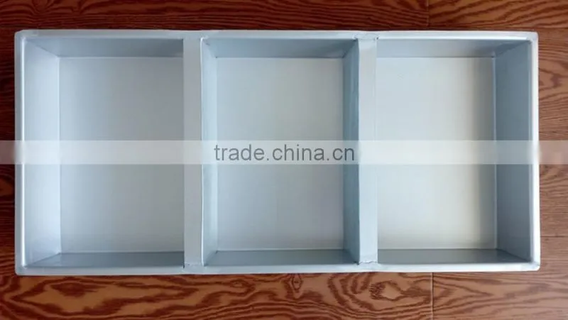 Aluminum seafood frozen tray, aluminum triple tray