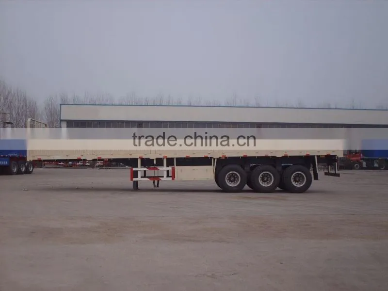 china manufacturer sell dolly side drop semi trailer