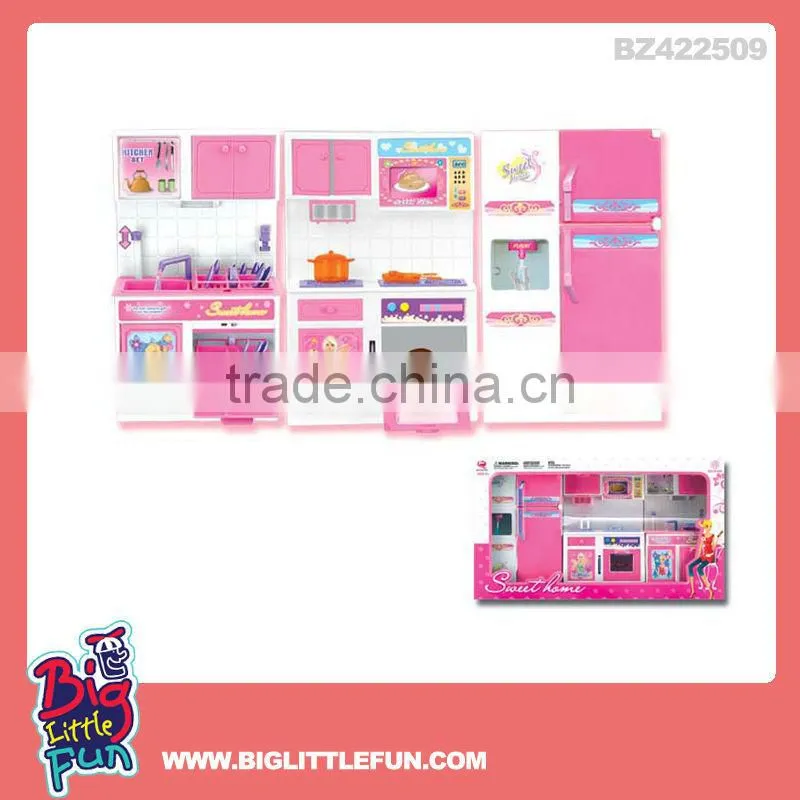 Plastic mini toy doll house furniture bathroom toy