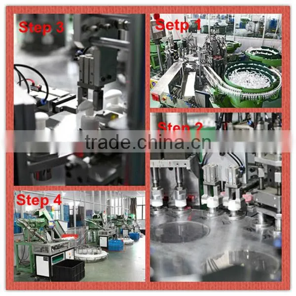 SIO9001 FDA colored flip top bottle cap 24/410 plastic cap for bottle