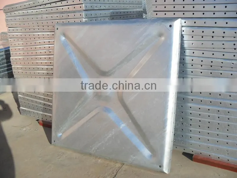 high quality galvanized water tank/facoty outlet 1.22*1.22m galvanized water tank