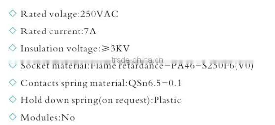 HEIGHT Hot Sale PYF14A Relay Socket / 17pin Relay Socket/General relay socket with High Quality Factory Price