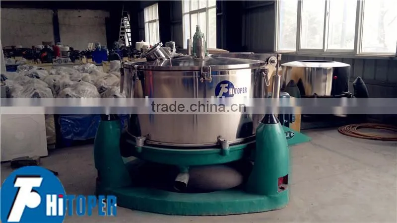 Three-foot intermittent operation manual bottom discharge centrifuge for sale