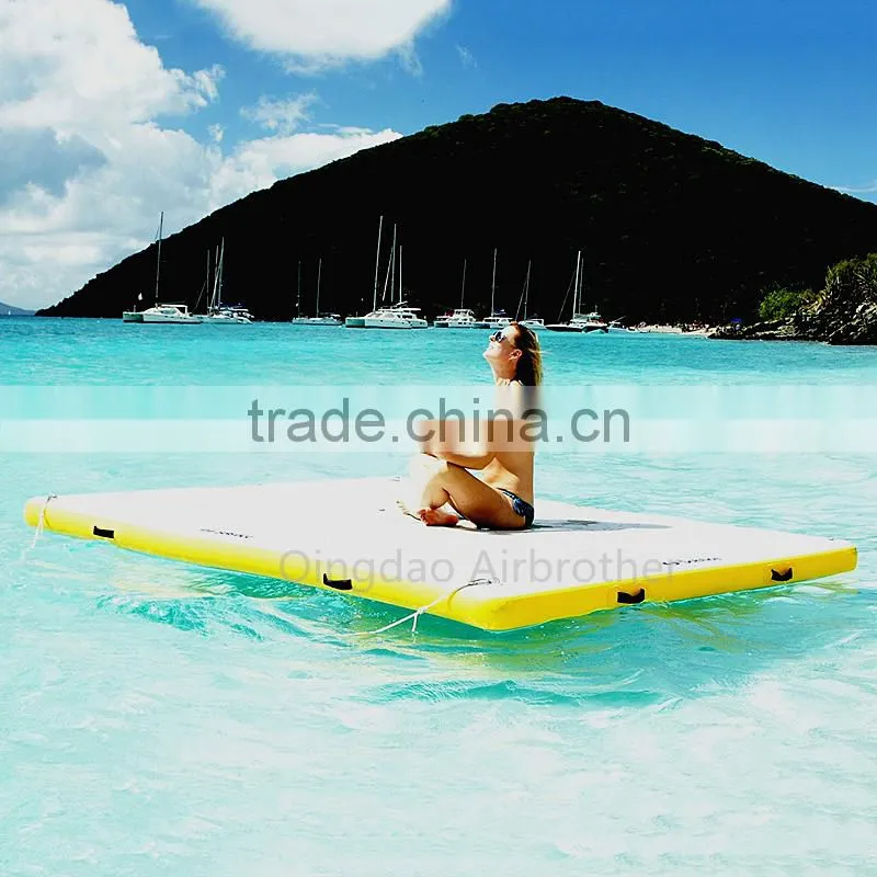 High Quality DWF Inflatable Floating Water Tumble Track Mat for Sale