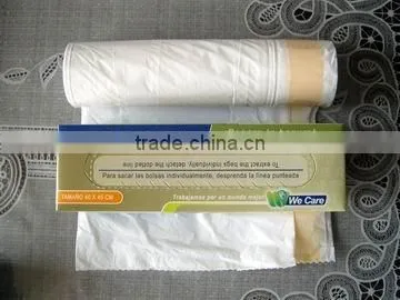 large color plastic garbage bag in box