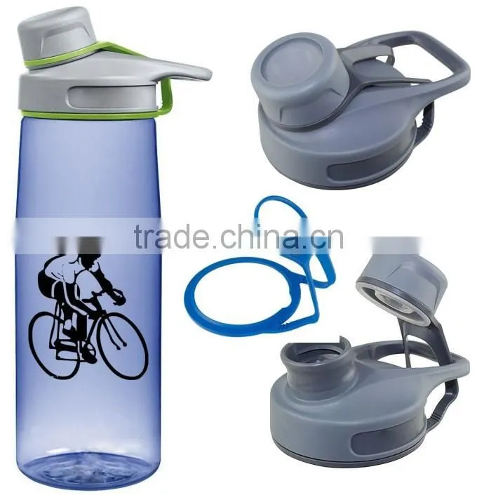 700ml/24 ounce bike sport BPA free water bottle, airtight leaking proof and FDA approved