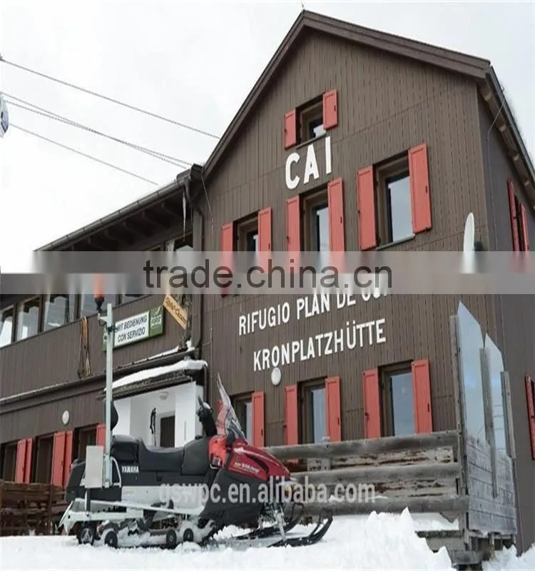 Outdoor anti-uv wpc wall cladding waterproof composite wood plastic panel wholesale