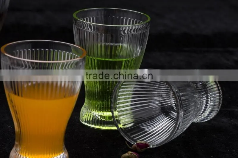2017new arrival clear glass ware cheap glass juice cup