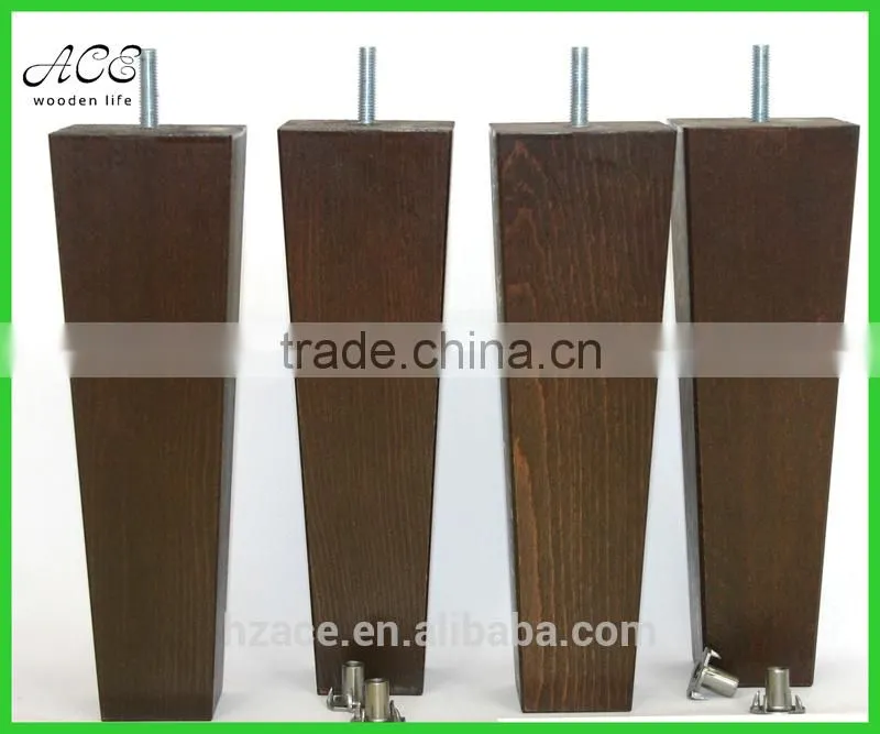 Wooden furniture leg