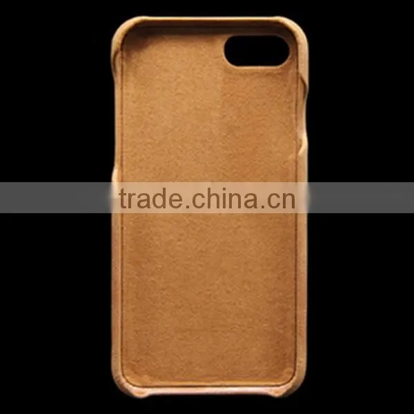 2017 Best Selling Full Edging Conservation Phone Case, Creative Real Leather Hard Phone Shell For iPhone7